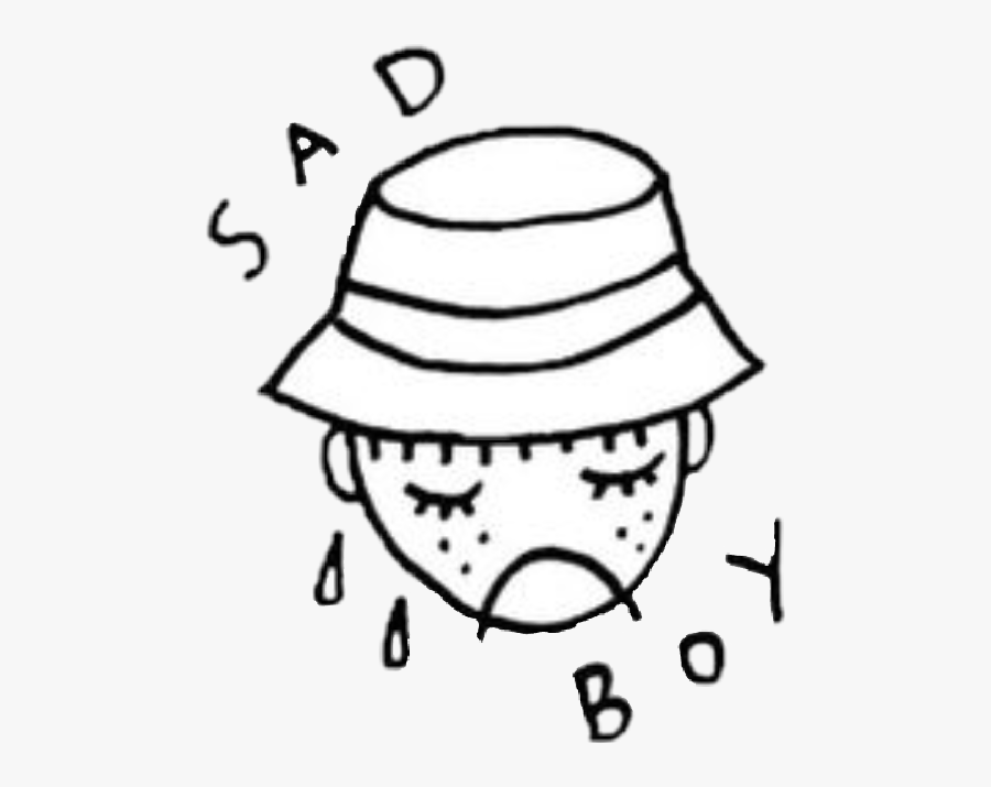 #sadboy #sad #boy #sadboys - Sad Boy Tattoo Png, Transparent Clipart