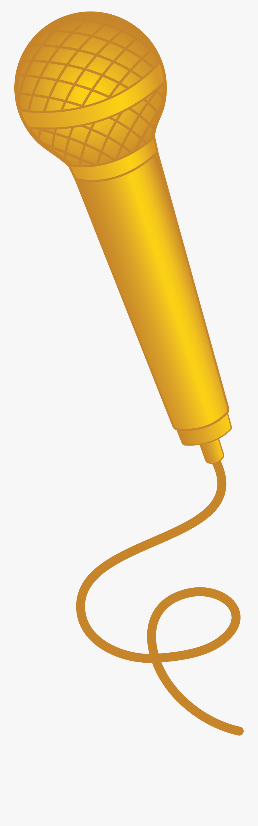 Little Sad Boy Clipart - Gold Microphone Clip Art, Transparent Clipart