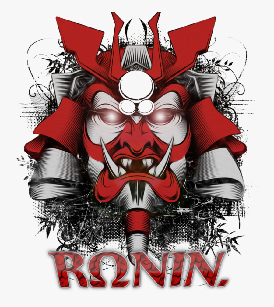 Samurai Mask, Transparent Clipart