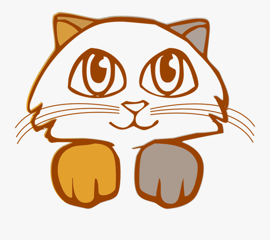 Animal Cat Feline Free - Dibujo Gato Png, Transparent Clipart