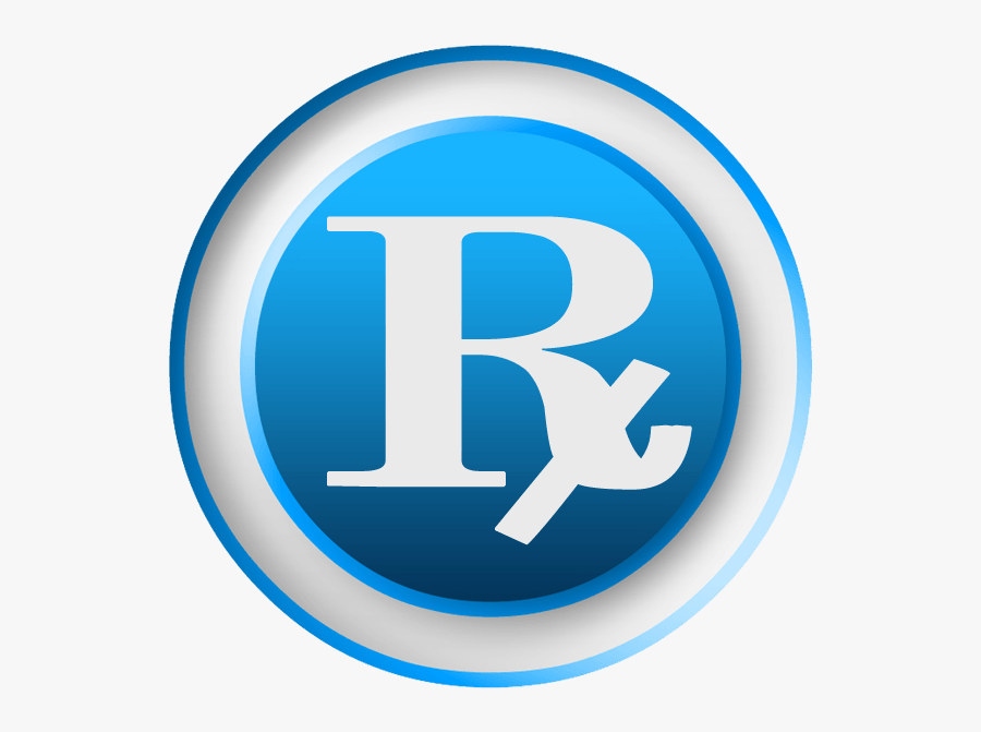 Rx Symbol Small Font Clipart Image - White, Transparent Clipart