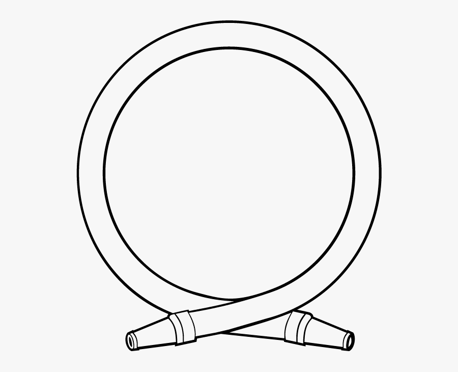 Drawing Of Fire Hose, Transparent Clipart