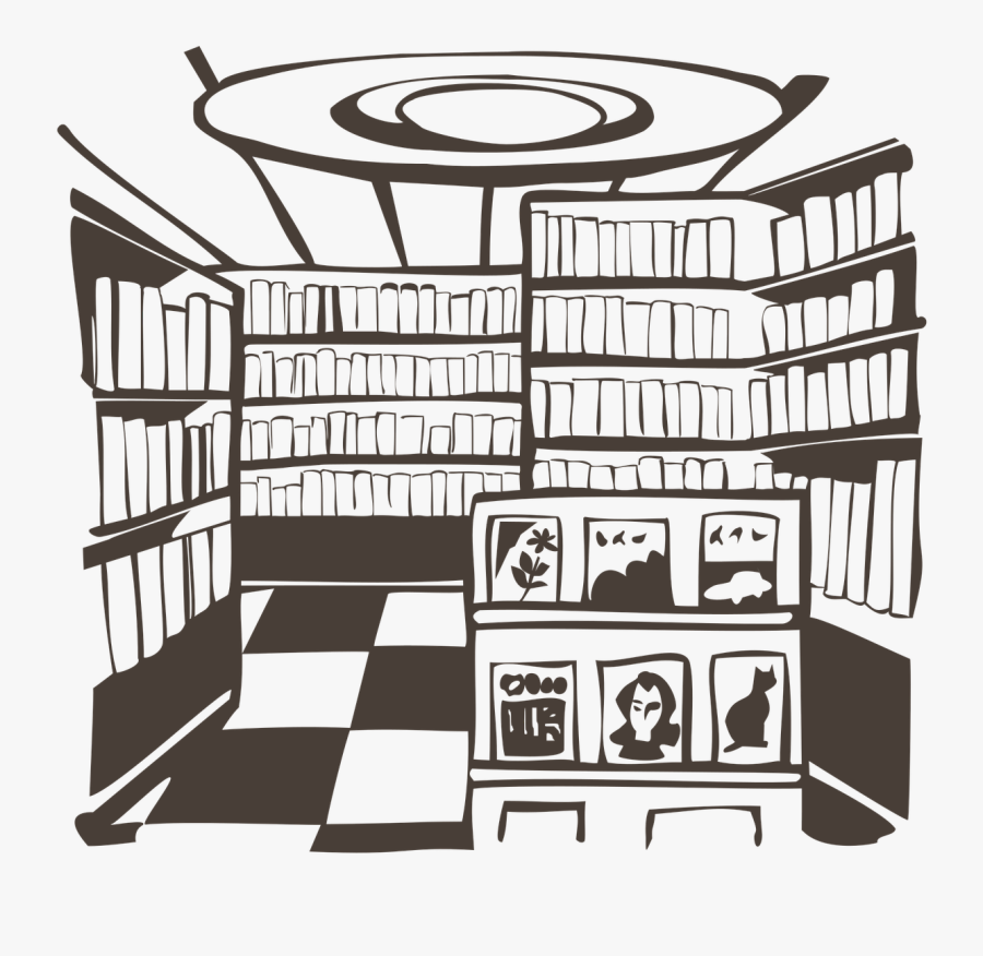 ร้าน หนังสือ การ์ตูน Png, Transparent Clipart