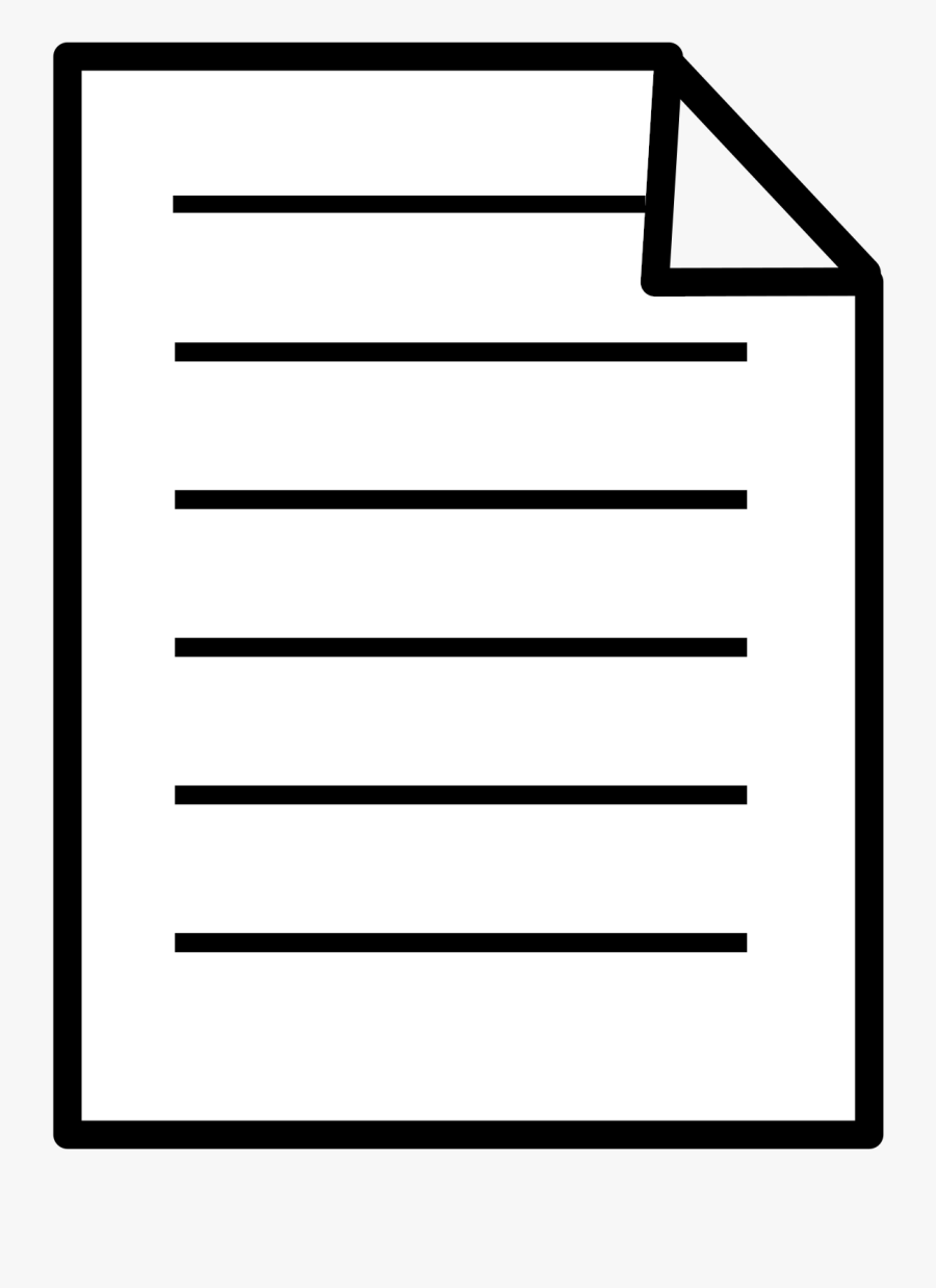 Icon Paper - Clip Art, Transparent Clipart