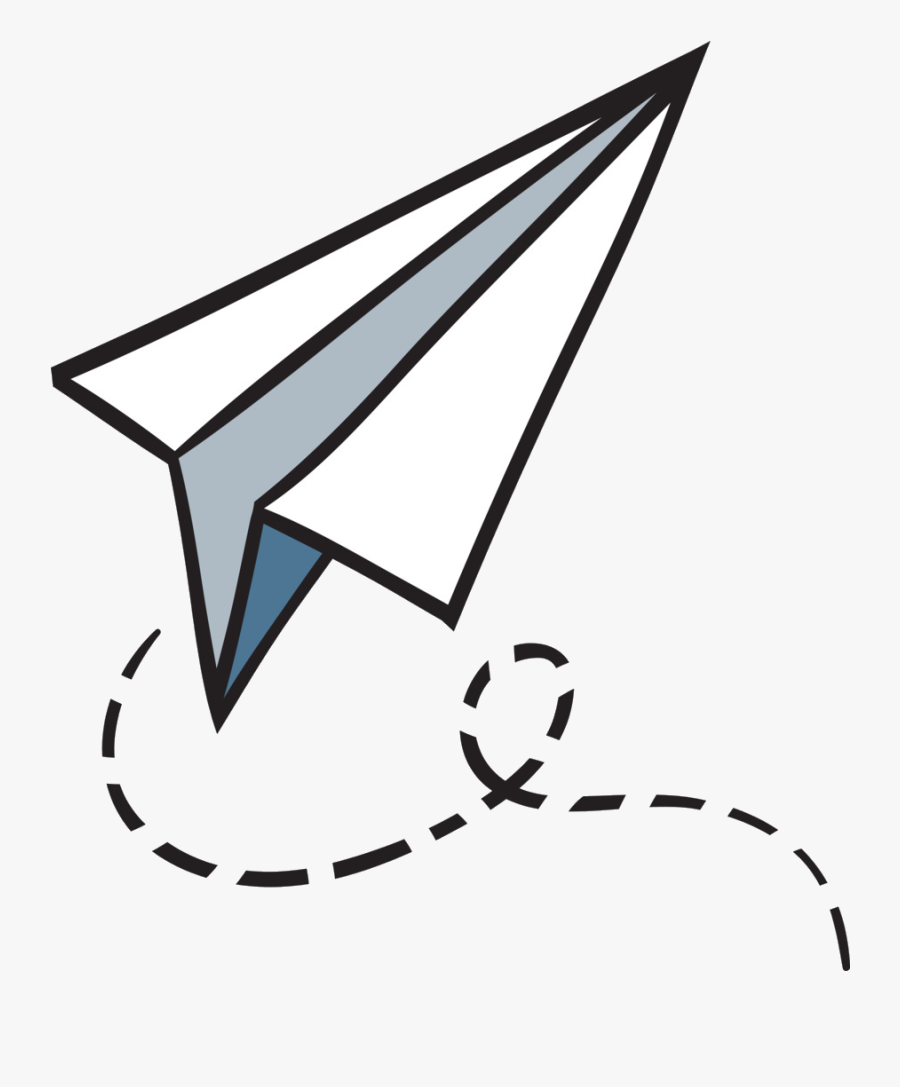 Airplane Paper Clipart Transparent Png - Paper Airplane Clipart Png, Transparent Clipart