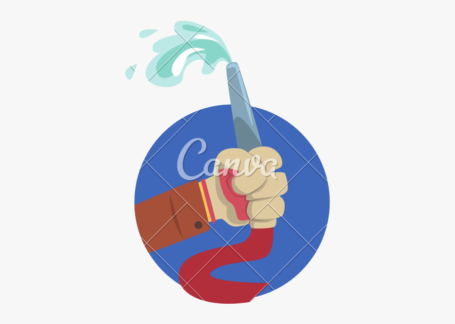 Clip Art Hand Hose Icons By - Illustration, Transparent Clipart