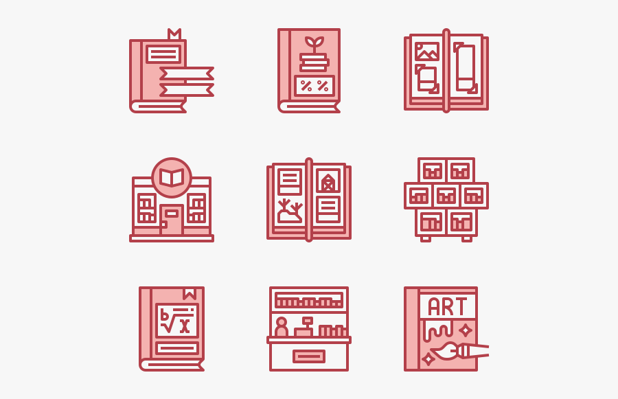 Book Store - Parallel, Transparent Clipart