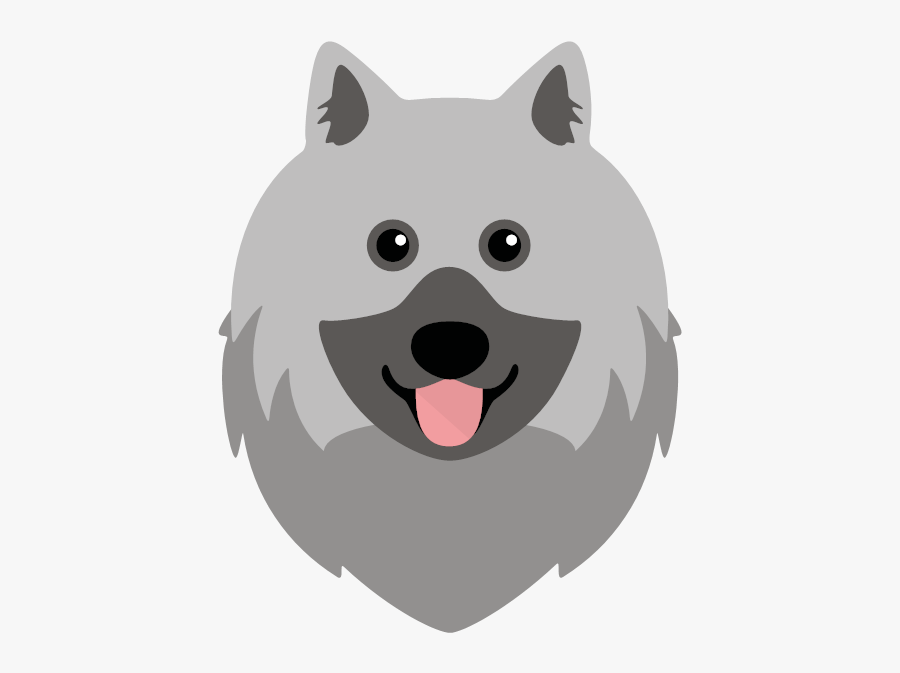 Cartoon Keeshondje, Transparent Clipart