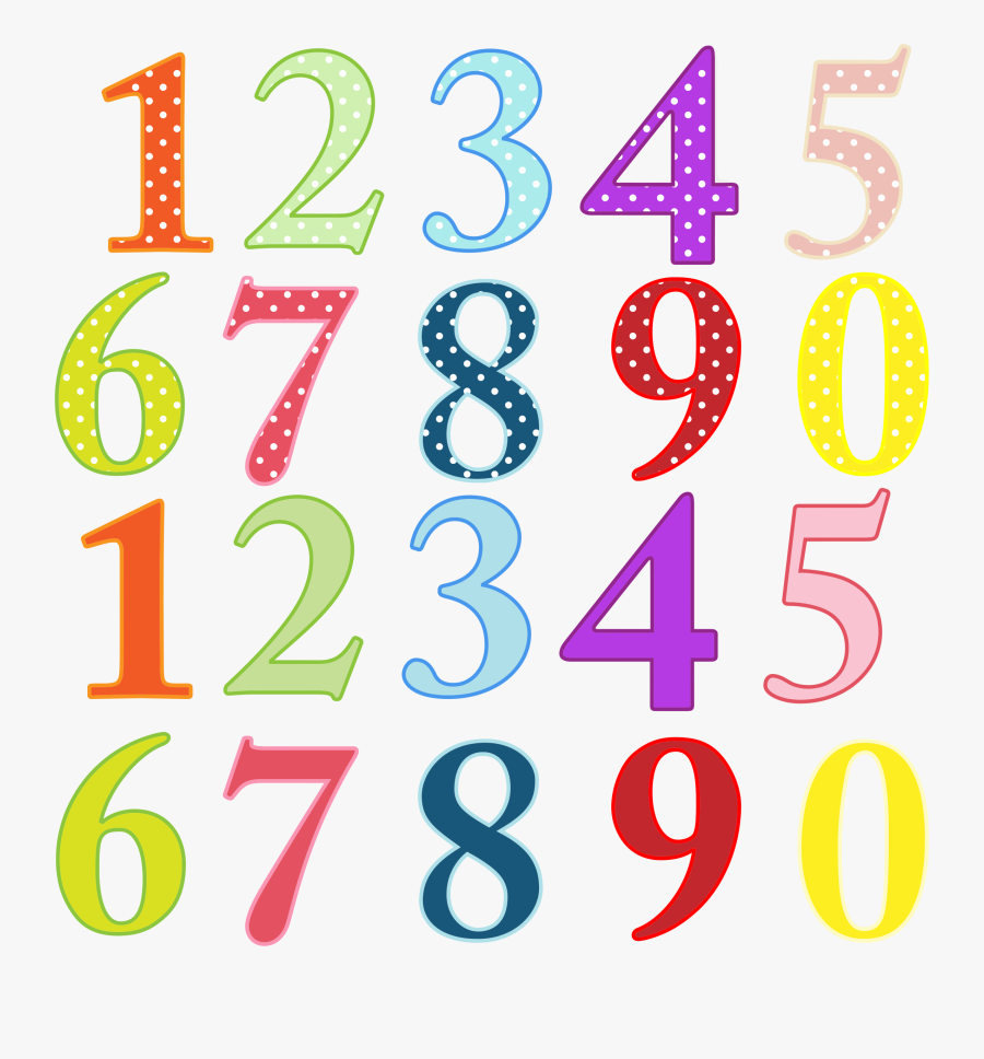 Transparent Number 1 Clipart - Numbers Clipart, Transparent Clipart