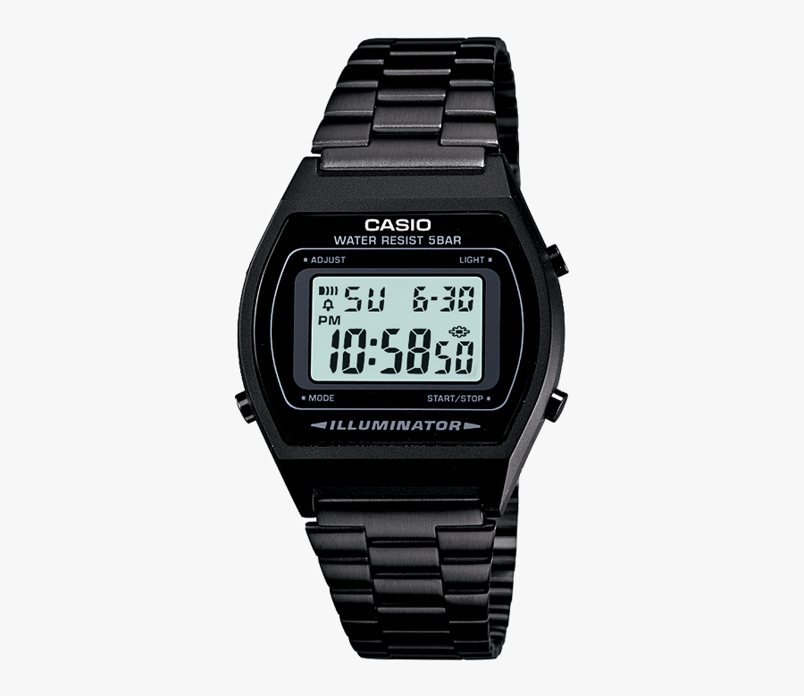 Collection Timepieces Products Bwbaef - Casio Black Illuminator Watch, Transparent Clipart