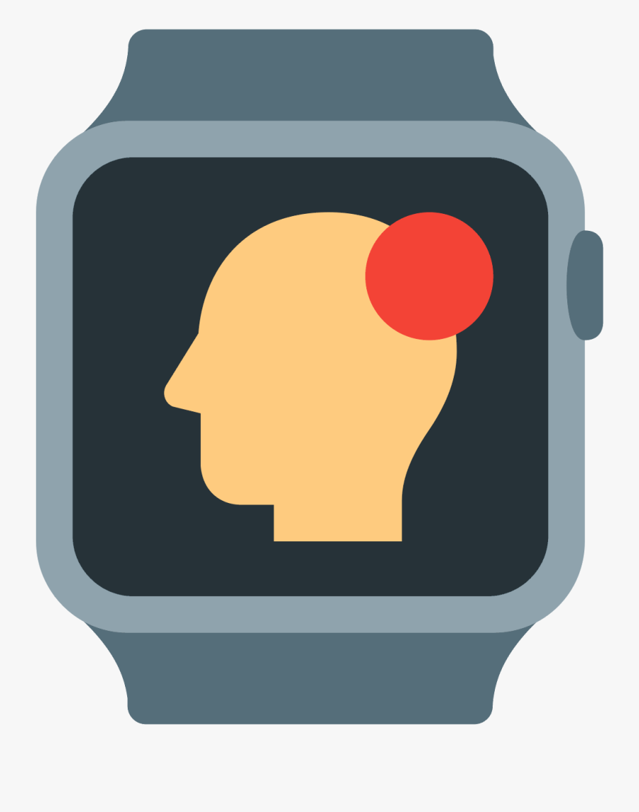 Epilepsy Smart Watch Icon - Analog Watch, Transparent Clipart