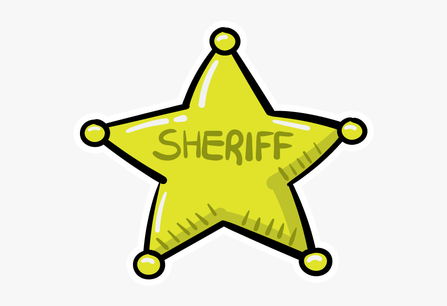 Dust Buddies Sheriff Star , Png Download, Transparent Clipart