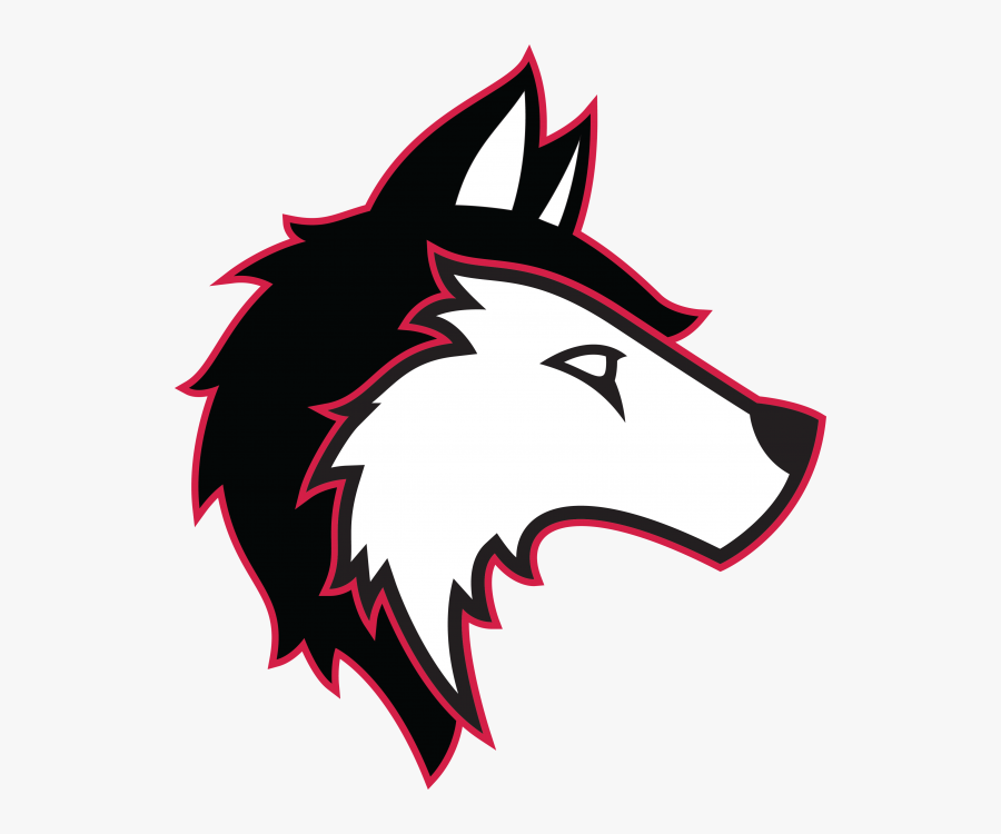 Jpg Uw Marathon County Huskies - Transparent Wolf Head Logo, Transparent Clipart