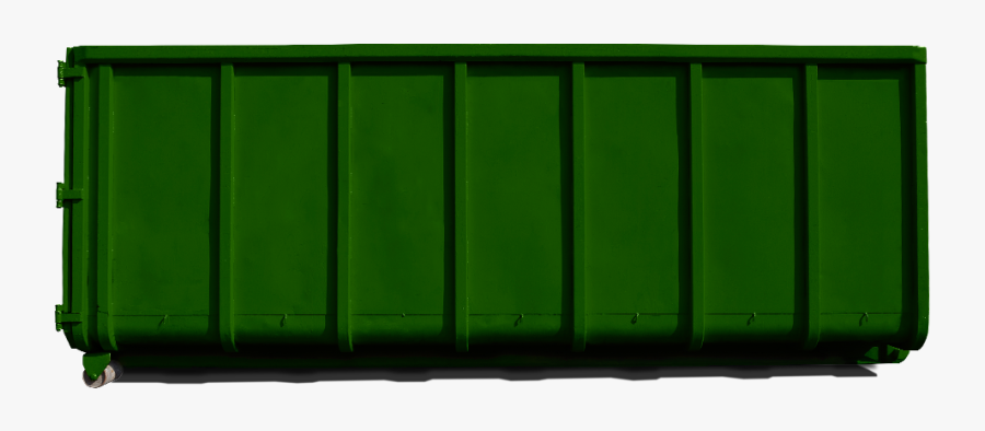 30yard Dumpster Delivered To Your House - Dumpster Green, Transparent Clipart