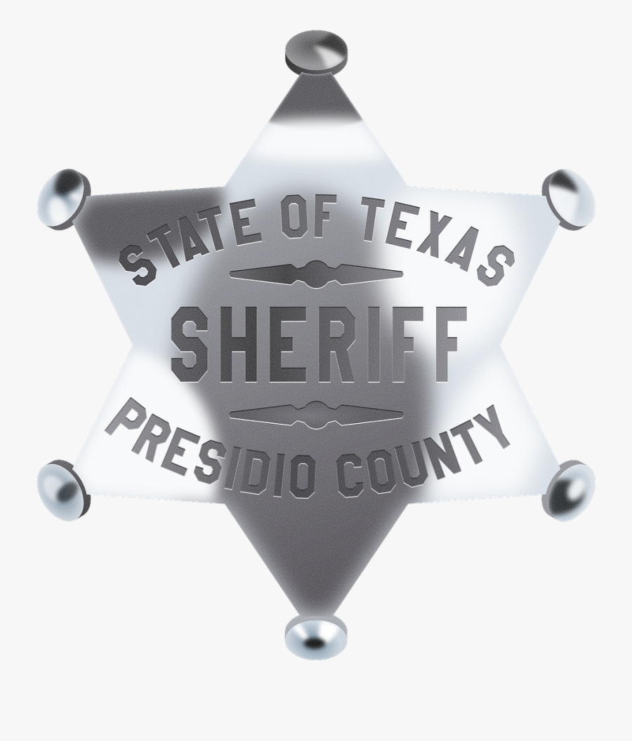 Badge, Cowboy, Law, Police, Sheriff, Star, Stella - Poster, Transparent Clipart