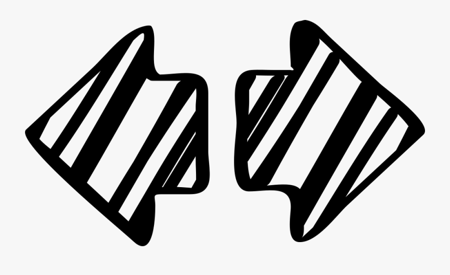 Pointing Clipart Sheriff Badge - Arrows In Opposite Directions, Transparent Clipart