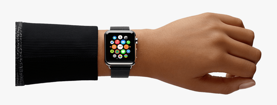 Apple Watch Hand - Apple Smart Watch Price In Qatar, Transparent Clipart