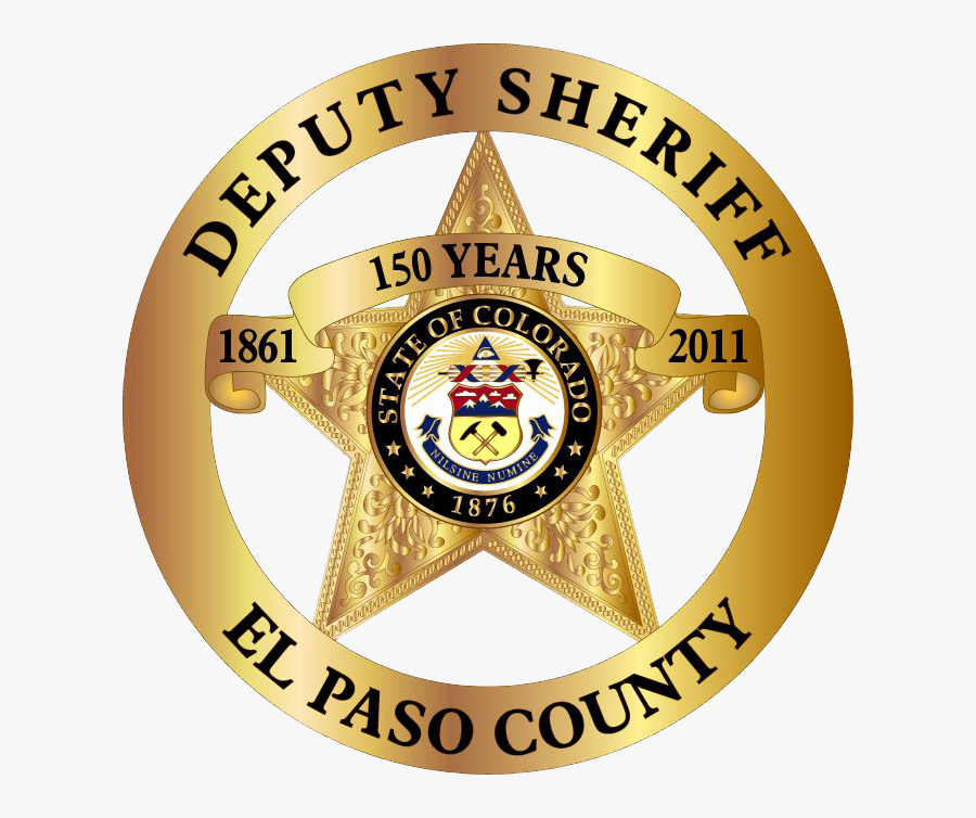 El Paso Sheriff Badge, Transparent Clipart