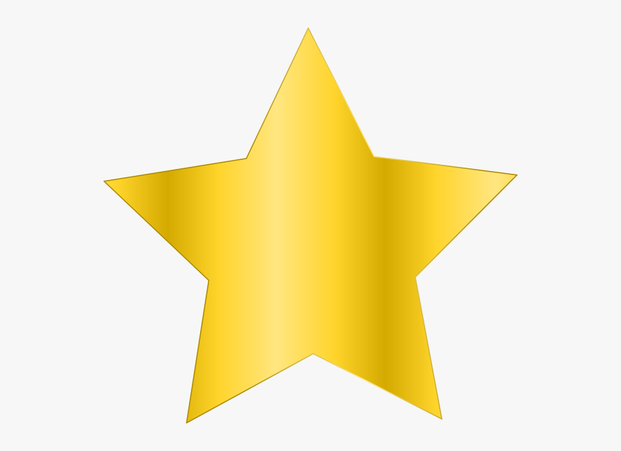 Transparent Sheriff Star Clipart - Gold Star Clipart, Transparent Clipart