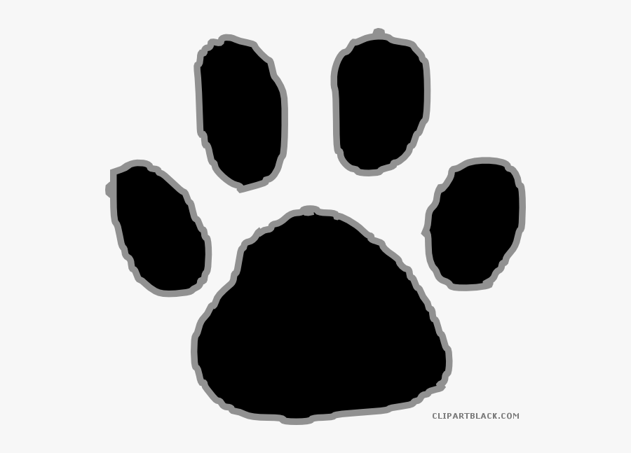 Blue And Yellow Tiger Paw, Transparent Clipart