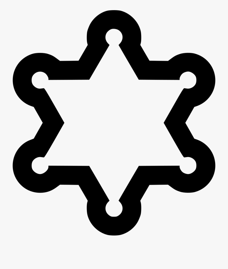 Cowboy Star Png, Transparent Clipart