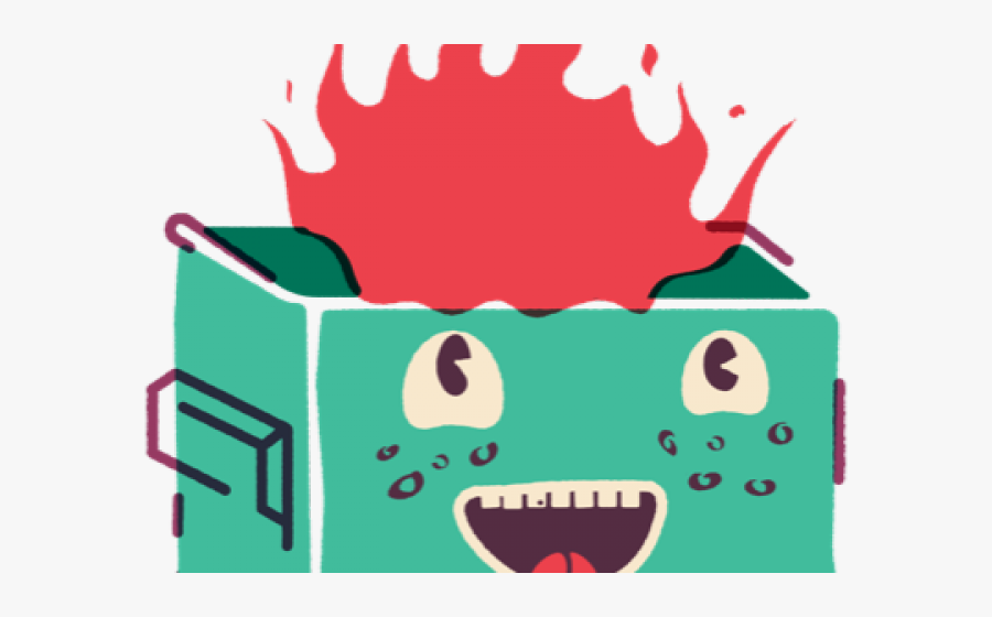 Dumpster Fire Png Cartoon Clipart , Png Download, Transparent Clipart