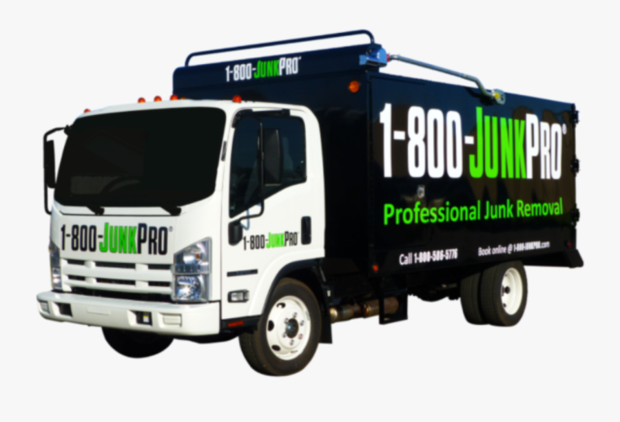 1 800 Junkpro - Junk Removal Truck, Transparent Clipart