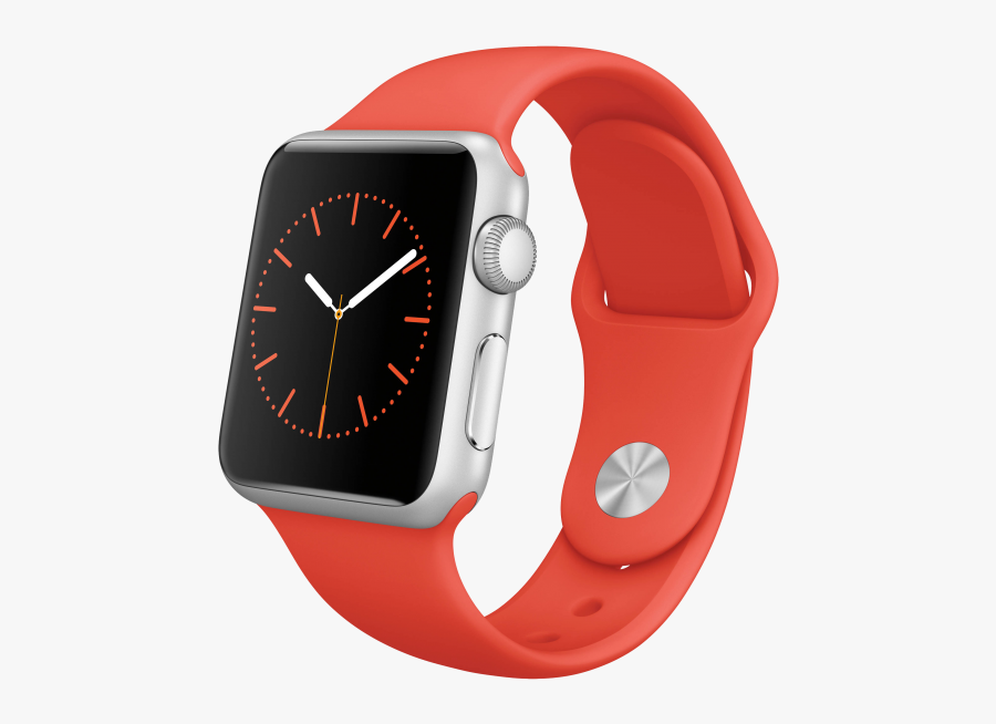 Apple Watch Png Image Free Download Searchpng - Gold Apple Watch With Red Band, Transparent Clipart