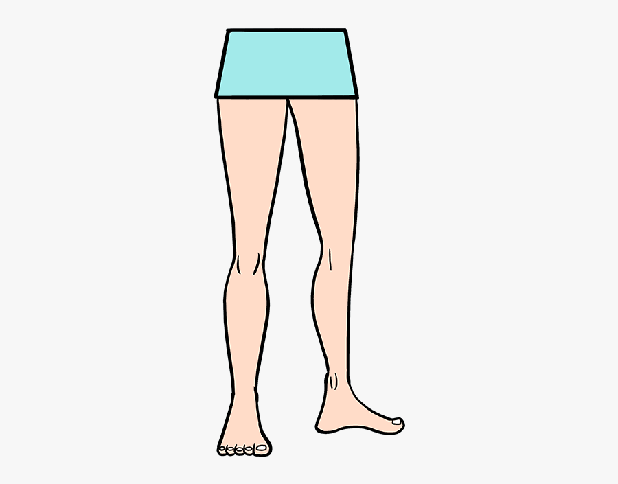 How To Draw Legs Really Easy Drawing Tutorial - Pantyhose, Transparent Clipart