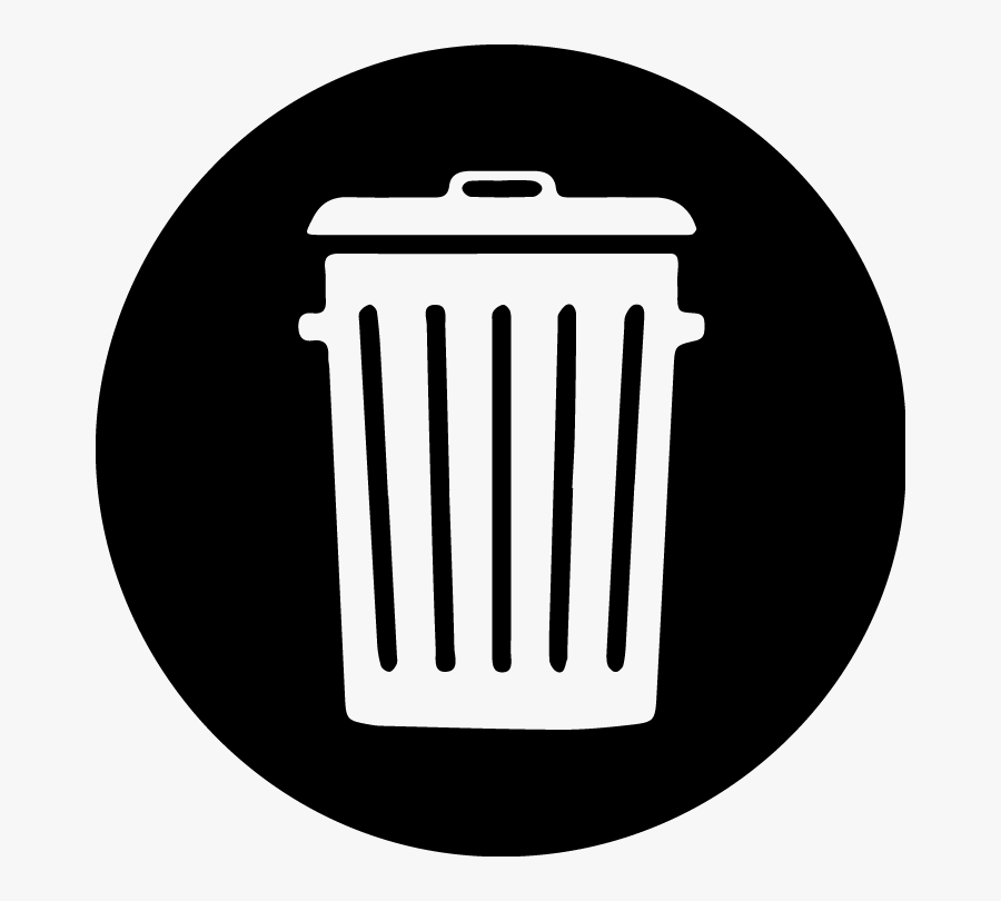 Trash Sign, Transparent Clipart