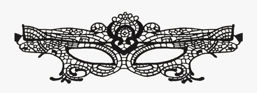 Lace Eye Masquerade Mask Prom Mask - Mask, Transparent Clipart