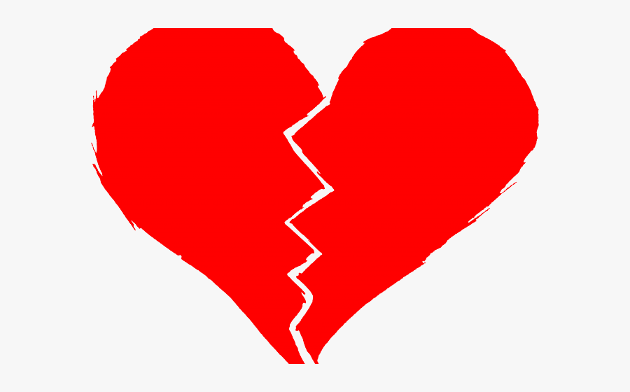 Broken Heart Transparent Background, Transparent Clipart