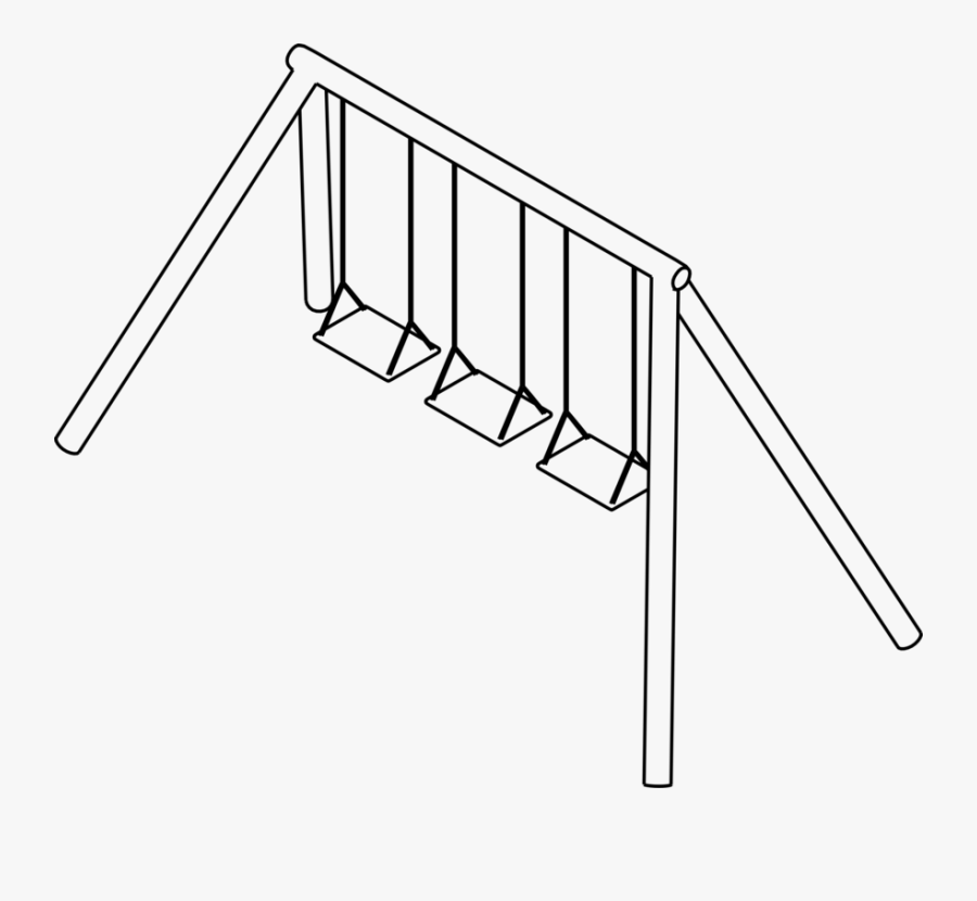 Swings Png Black And White - Swings Black And White, Transparent Clipart