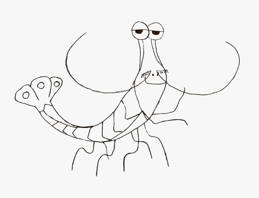 Transparent Hank Finding Dory Clipart - Line Art, Transparent Clipart