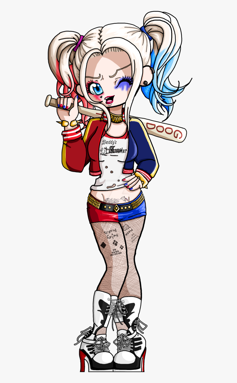 Suicide Squad Harley Quinn Symbol, Transparent Clipart