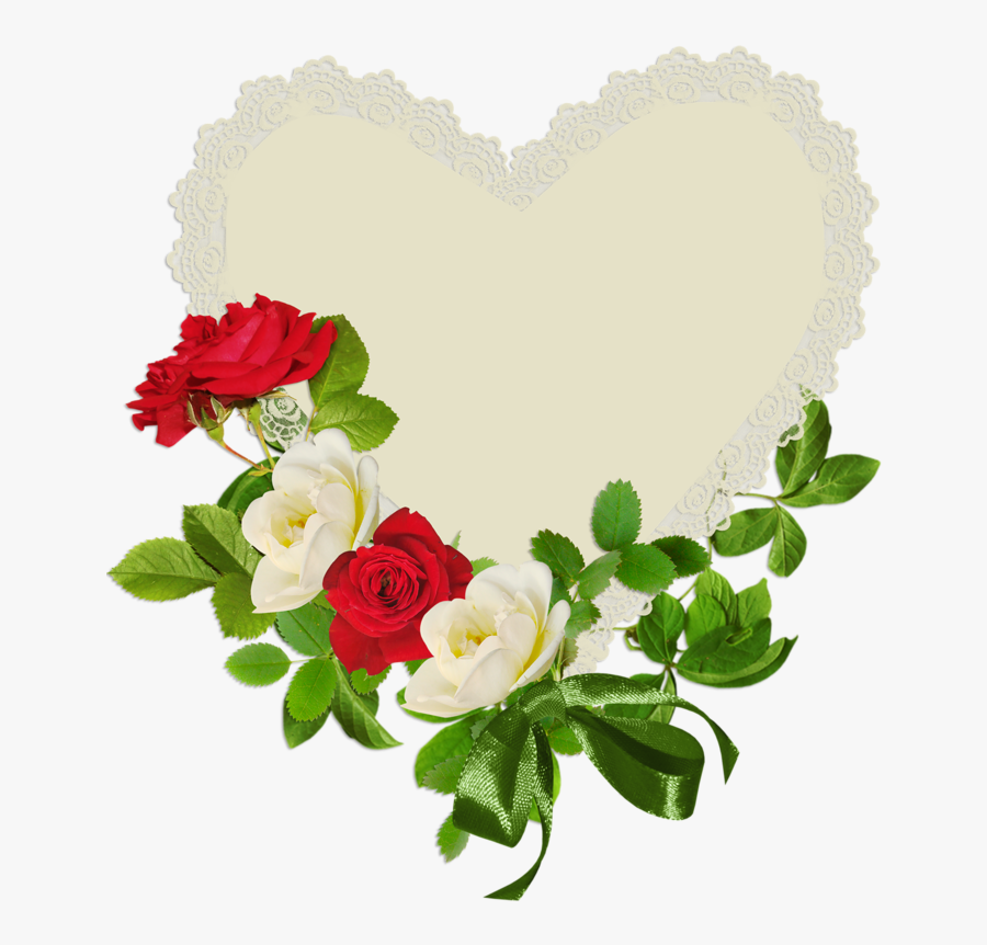 White Rose Clipart Heart - Love M Status, Transparent Clipart