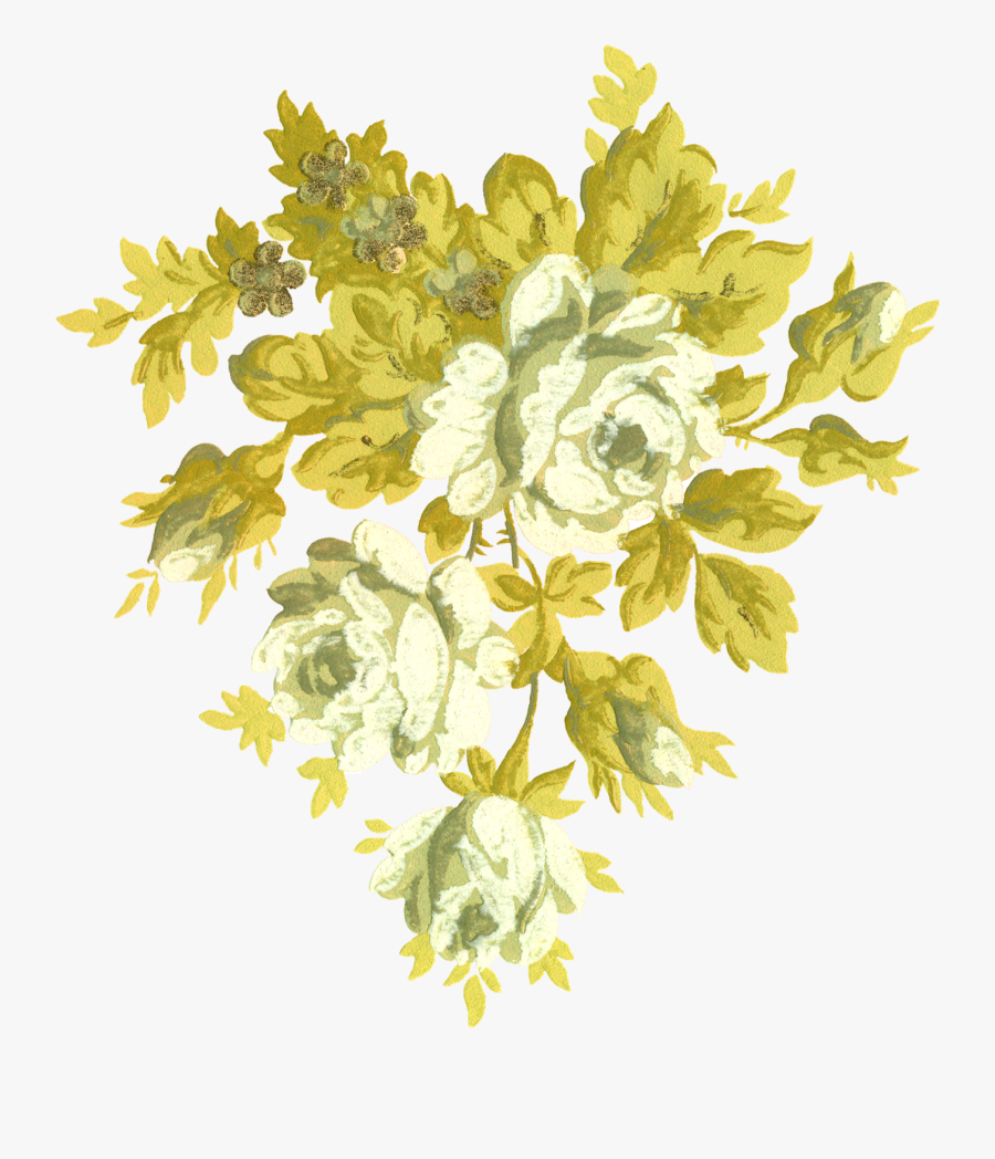Flower Rose Botanical Art Image - Rose, Transparent Clipart