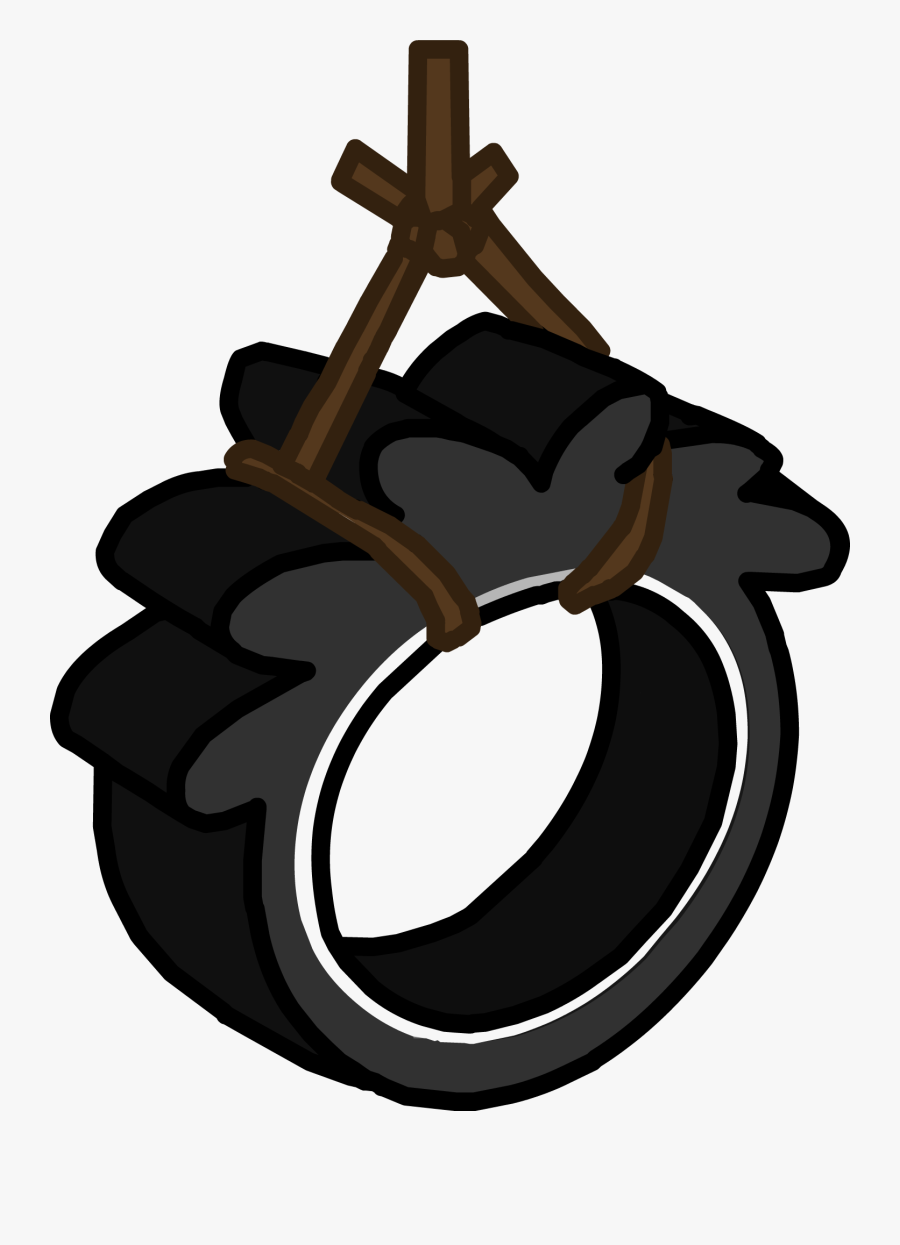 Transparent Tire Swing Clipart - Cross, Transparent Clipart