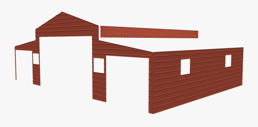 Barn Wall Barn Red - Roof, Transparent Clipart