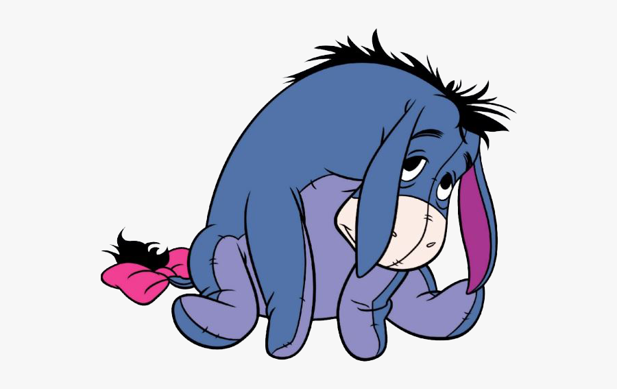 Eeyore Sad Winnie The Pooh, Transparent Clipart