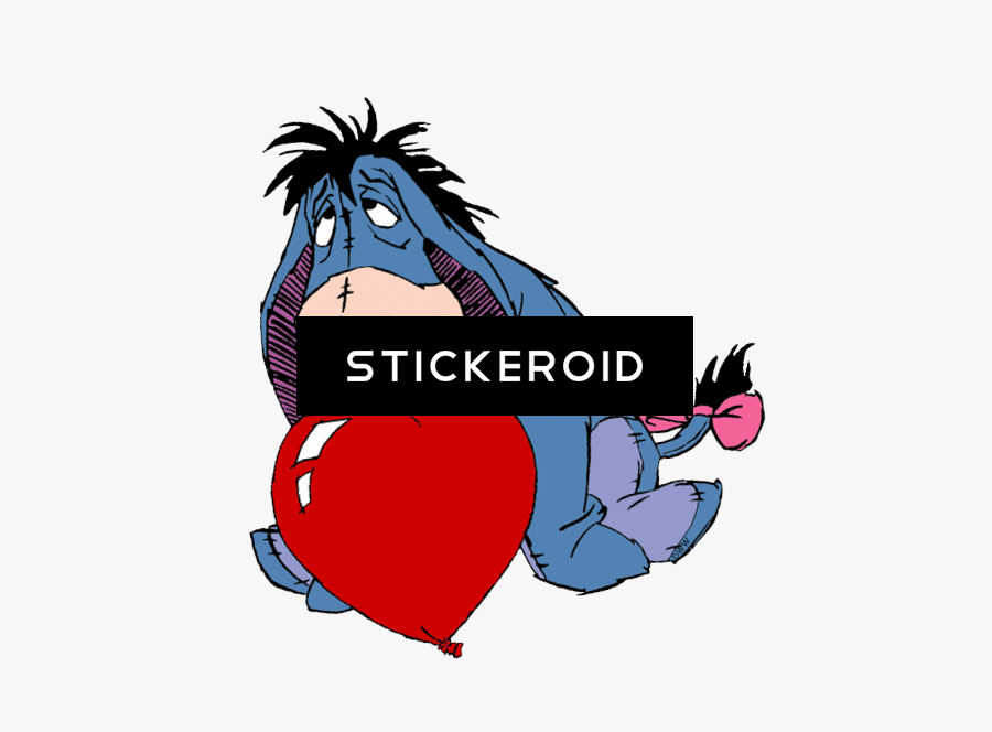 Eeyore Cartoons Disney Pooh The Winnie - Eeyore Heart, Transparent Clipart