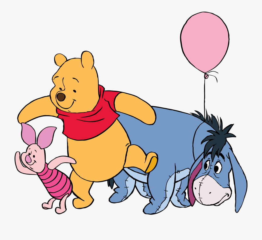 Roommates Disney Winnie The Pooh Eeyore Giant Wall - Winnie The Pooh Eeyore And Piglet, Transparent Clipart