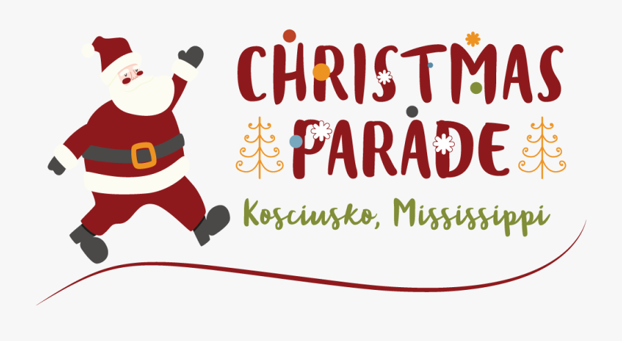 Kosciusko Christmas Pm Mississippi - Christmas Parades Logo, Transparent Clipart
