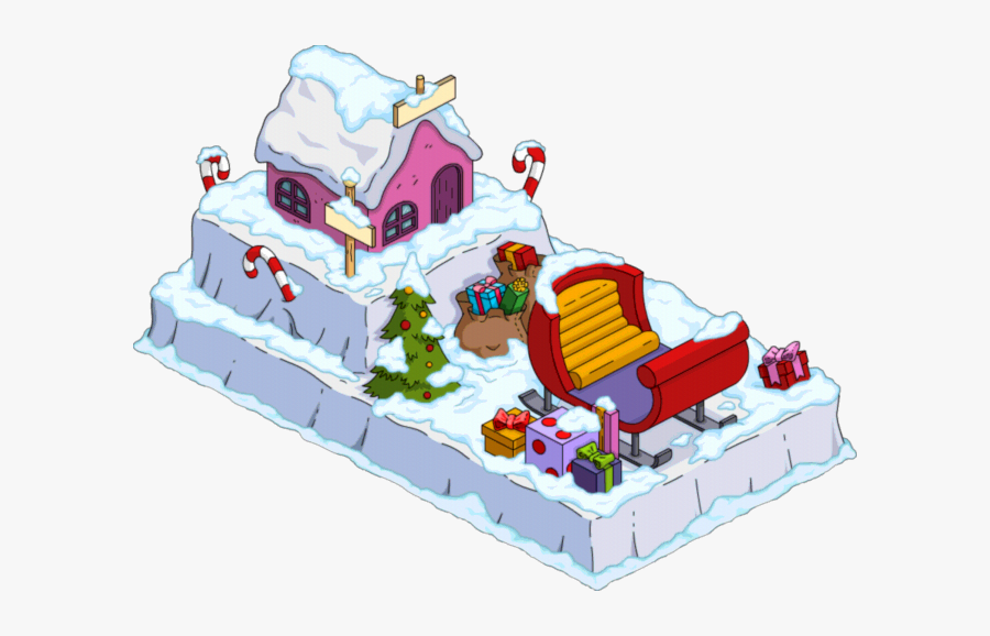 Transparent Christmas Parade Float Clipart - Simpson Springfield Noel 2017, Transparent Clipart