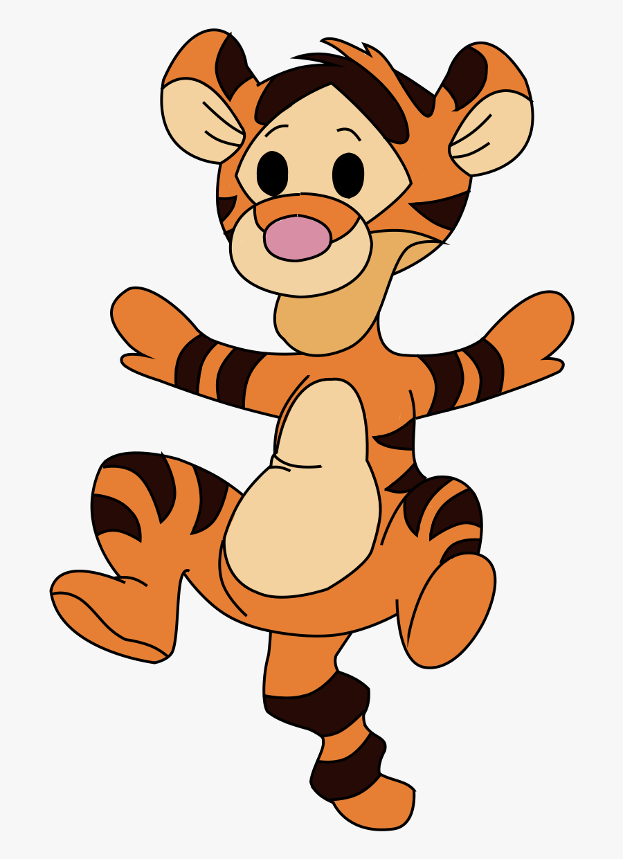 Transparent Eeyore Png - Baby Tigger From Winnie The Pooh, Transparent Clipart