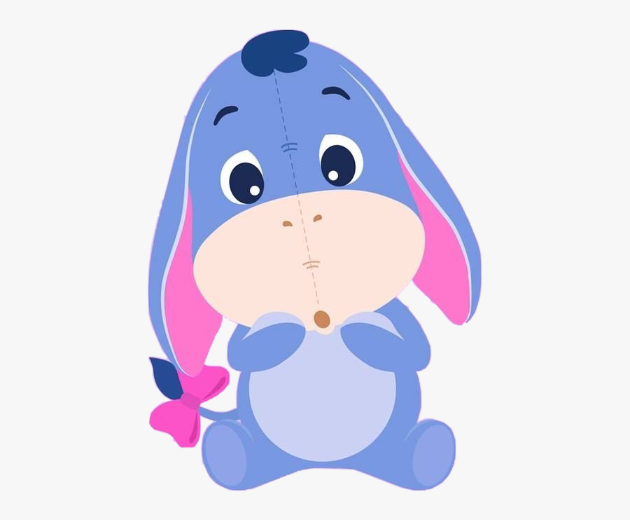 #eeyore #disney #cartoon #pastel #freetoedit - Eeyore Cartoon, Transparent Clipart