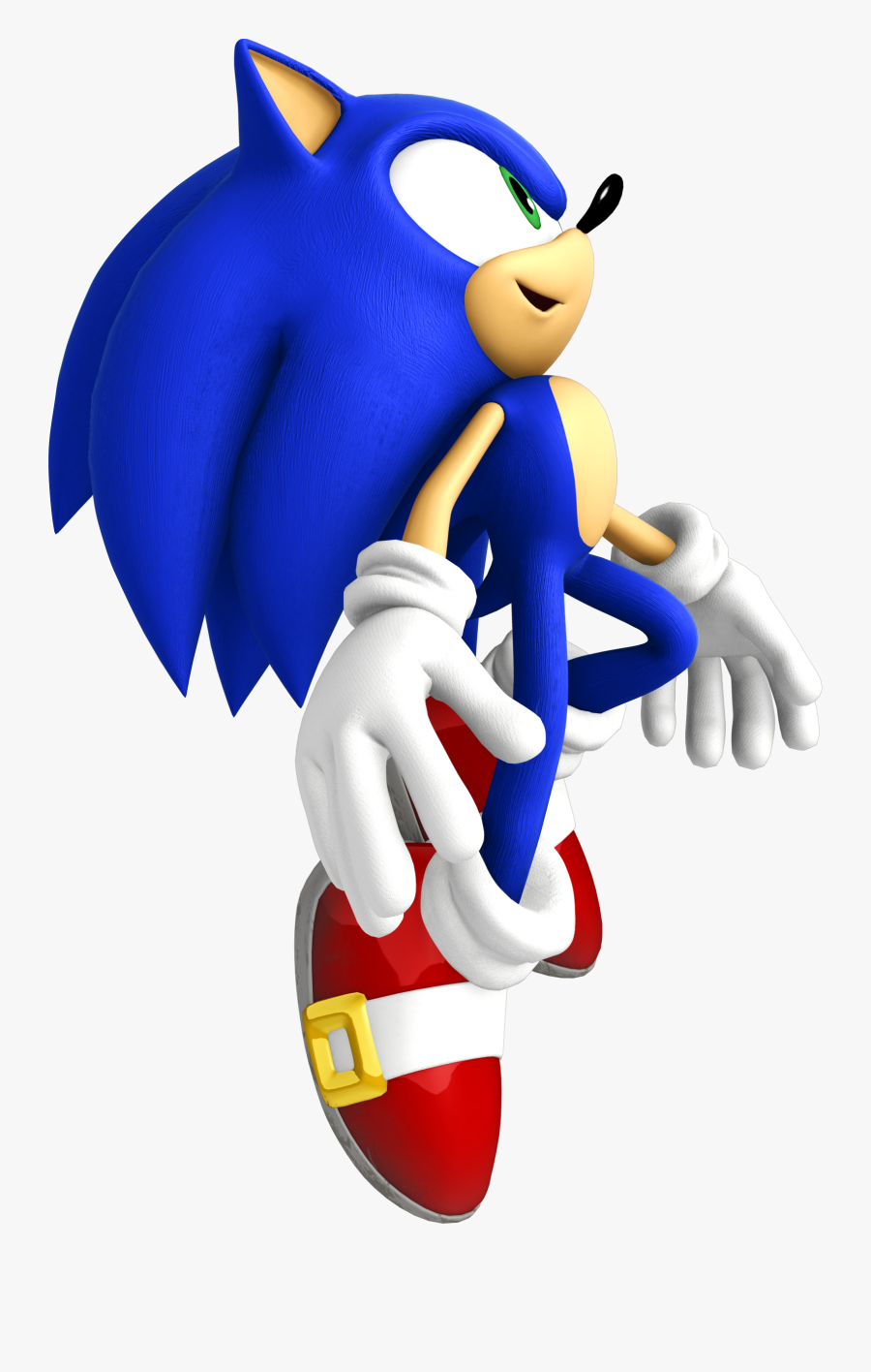 Sonic The Hedgehog 4 Ep - Sonic The Hedgehog Jumping, Transparent Clipart