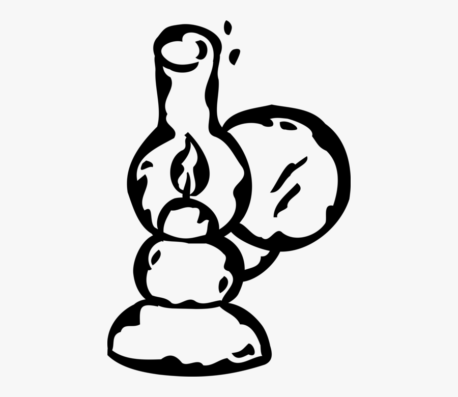 Oil Lamp Drawing, Transparent Clipart