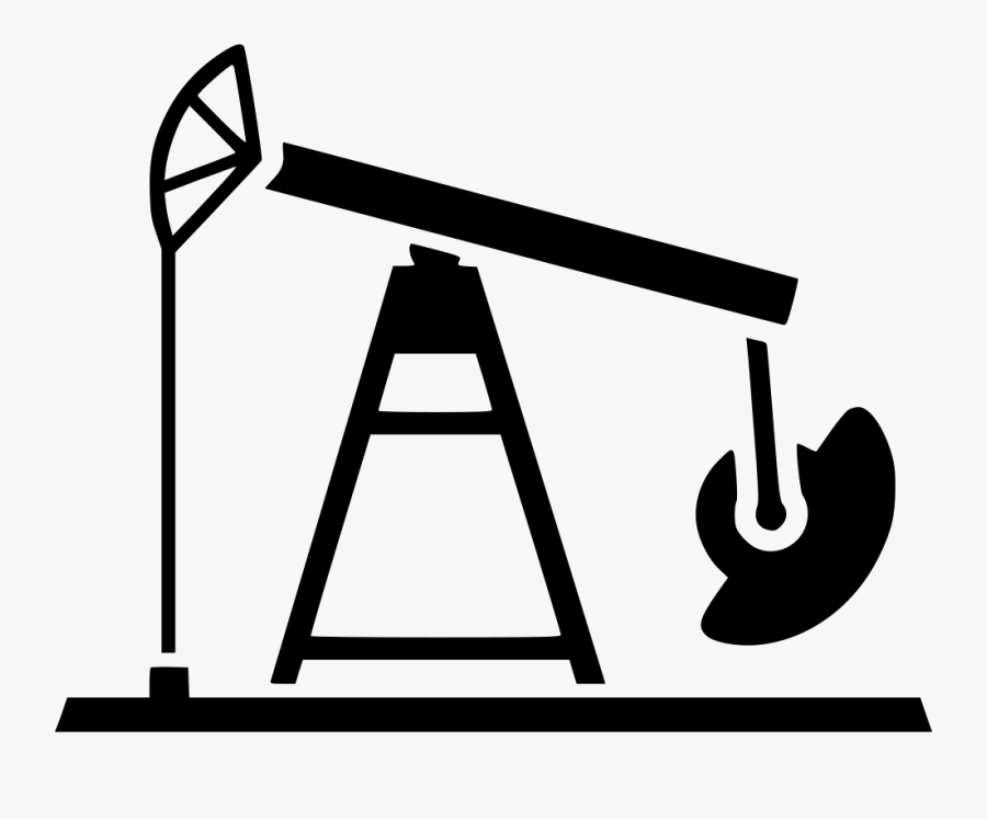 Clip Art Pump Jack Silhouette - Pumpjack Silhouette Transparent Free, Transparent Clipart