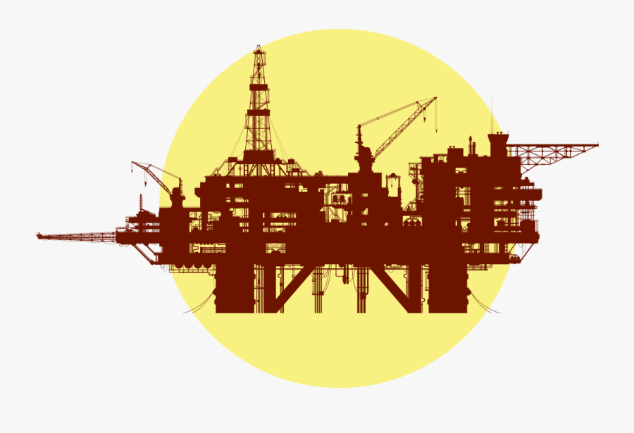 Oil Platform, Pc Max - Oil Drilling Sea Platform, Transparent Clipart
